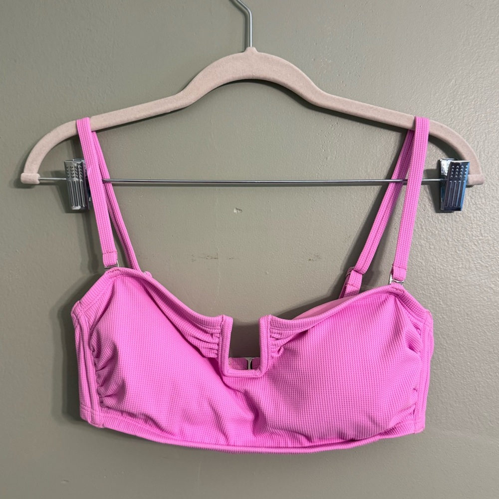 🔥Xhilaration | Bandeau Bikini Top | Pink